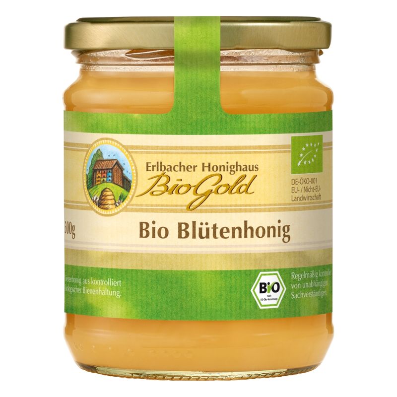 BioGold Biogold-Honig 500g BIO Blüte cremig - Produktbild