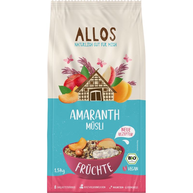 Allos Amaranth Müsli Früchte - Produktbild