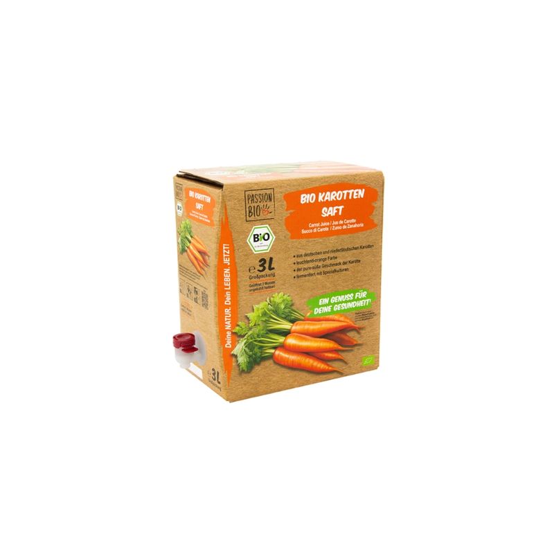 PassionBio Bio Karottensaft milchsauer fermentiert - Produktbild