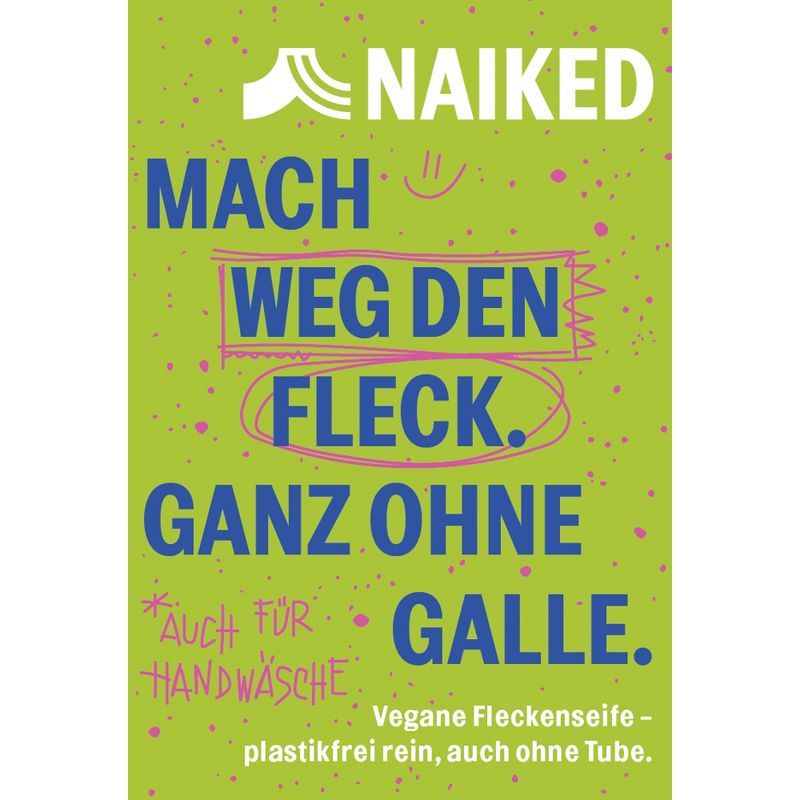 NAIKED NAIKED - Vegane Fleckenseife fest - Produktbild