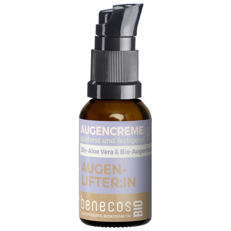 benecos benecosBio Augencreme AUGENLIFTER:IN - Bio-Aloe Vera &  Bio-Augentrost - Produktbild