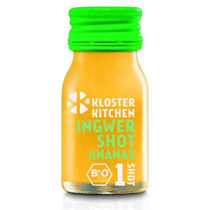 KLOSTER KITCHEN BIO Ingwer Shot Ananas 1SHOT 30ml - Produktbild