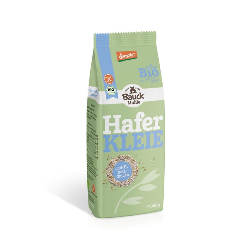 Bauck Mühle Haferkleie glutenfrei Demeter - Produktbild