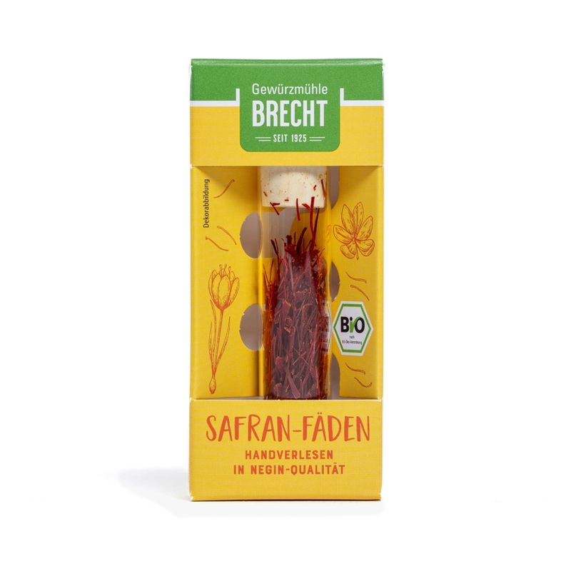 Gewürzmühle Brecht Safranfäden Negin Bio - Produktbild