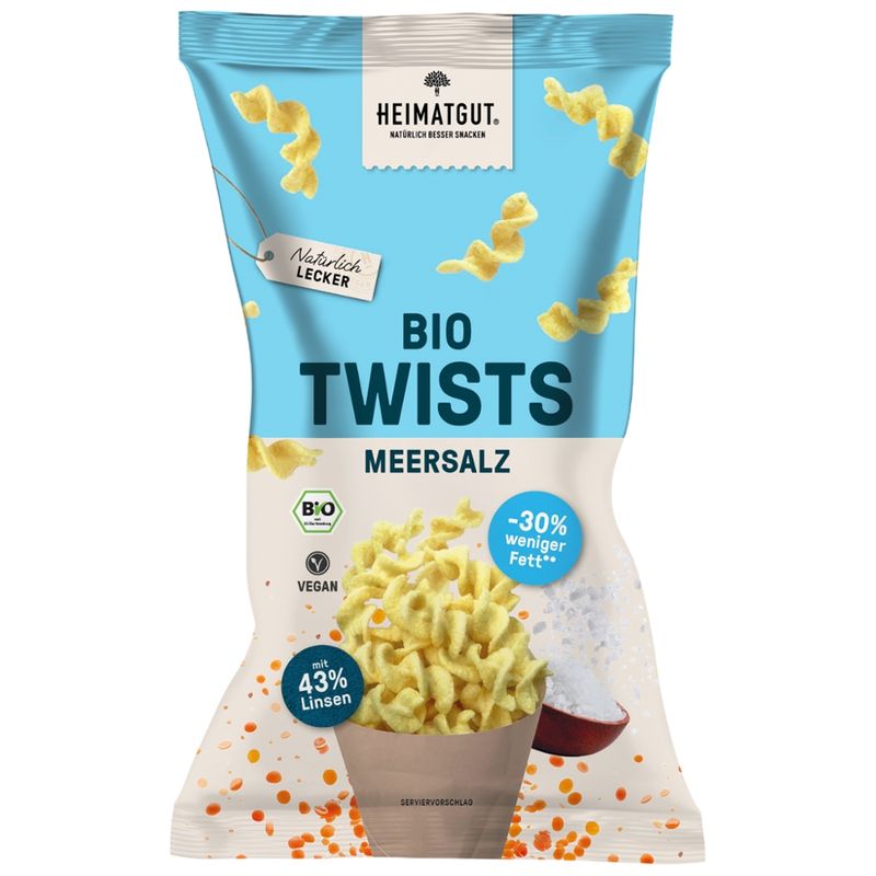 Heimatgut Bio Linsen Twists Meersalz - Produktbild