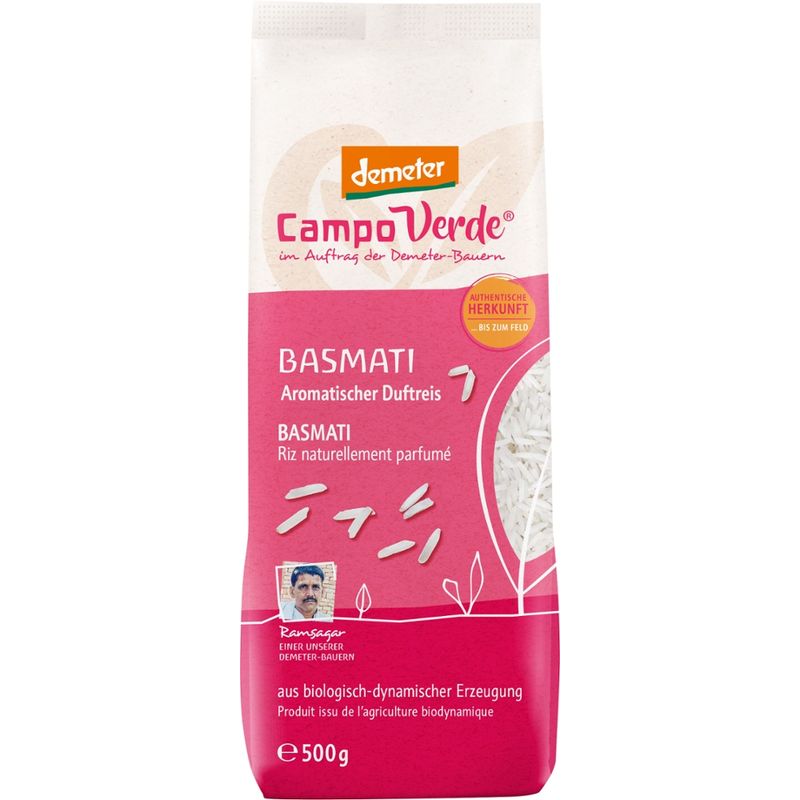 Campo Verde CV demeter Basmati - Reis 500g - Produktbild