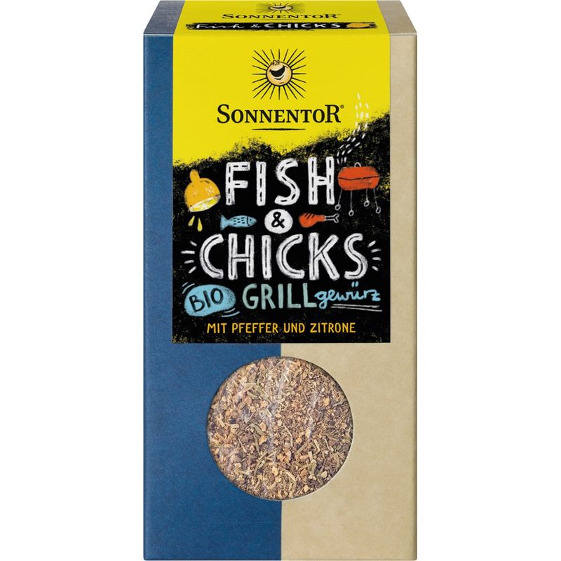 Sonnentor Fish & Chicks Grillgewürz, Packung - Produktbild
