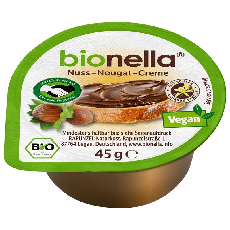 Rapunzel bionella Nussnougat-Creme vegan HIH - Produktbild