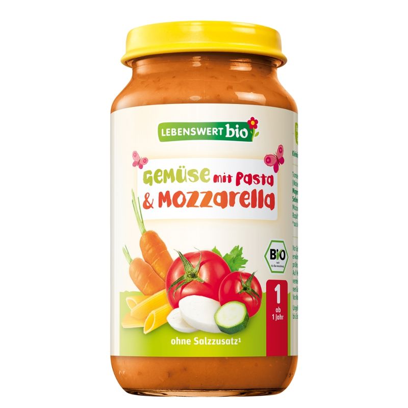 Lebenswert bio Gemüse mit Pasta & Mozzarella - Produktbild