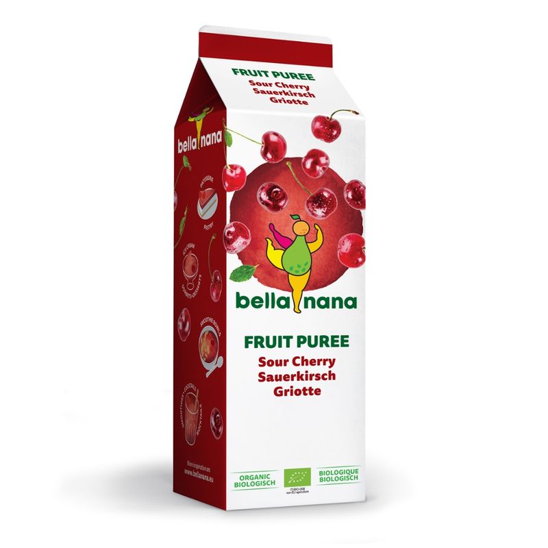 bella nana Sauerkirschpüree - 100% Frucht, tiefgefroren - Produktbild