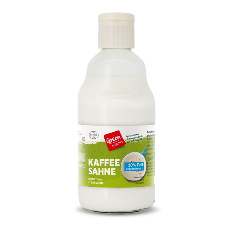 greenorganics Kaffeesahne 10% Fett 395g - Produktbild