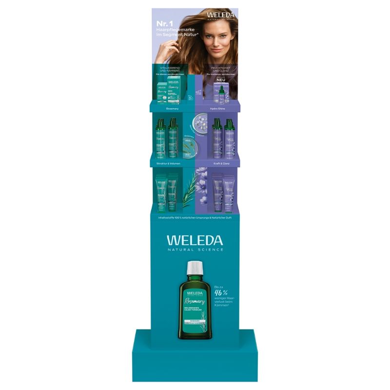 Weleda Display Haarpflege 2026  MM - Produktbild