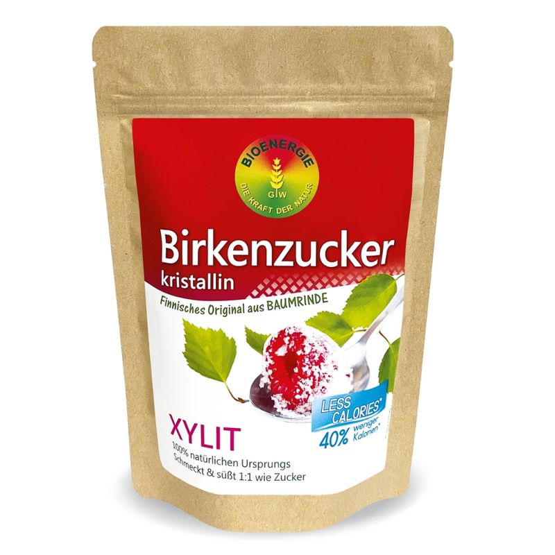 BIOENERGIE BIRKENZUCKER, Xylit kristallin, aus Finnland, kalorienarmer Zuckerersatz - Produktbild