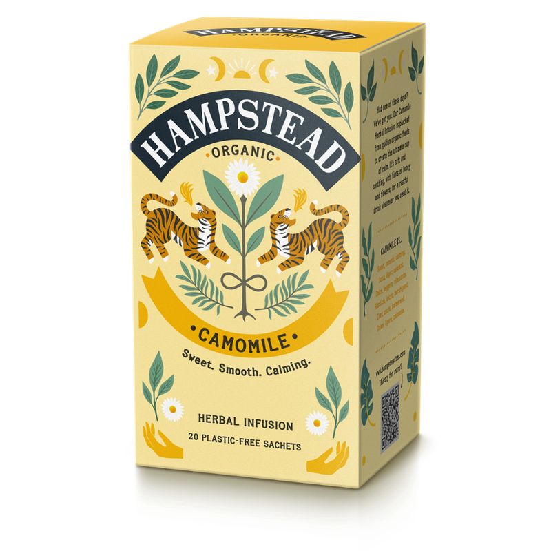Hampstead Organic  Organic Camomile Tea bags in plastic free packaging - Produktbild