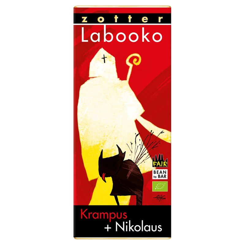 Zotter Schokolade Labooko - "Krampus und Nikolaus" - Produktbild