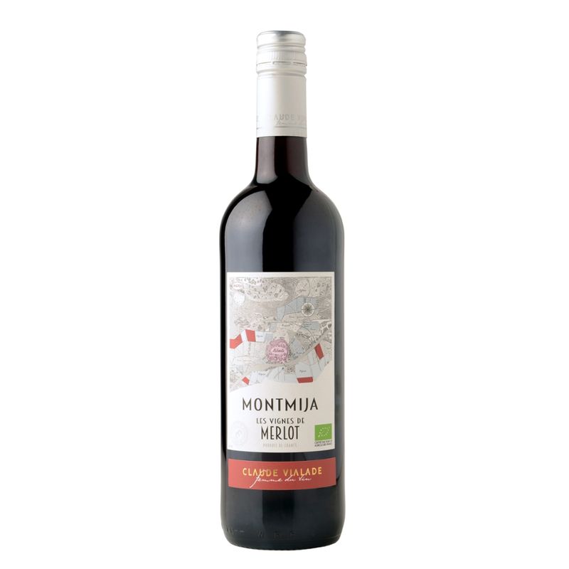 Montmija Rouge Merlot Montmija BIO Claude Vialade Pays D'oc - Produktbild