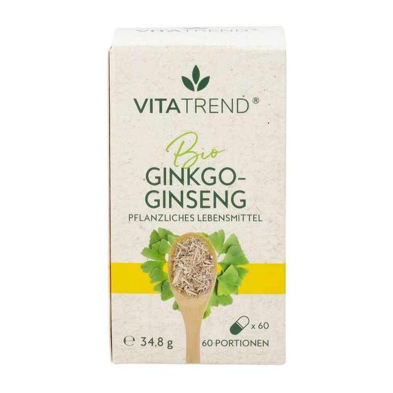 vitatrend BIO Ginkgo-Ginseng Kapseln - Produktbild