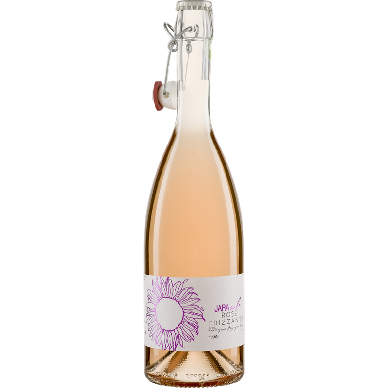 Riegel Eigenmarke JARASOLE Rosé Frizzante IGT Bügelverschluss La Jara - Produktbild