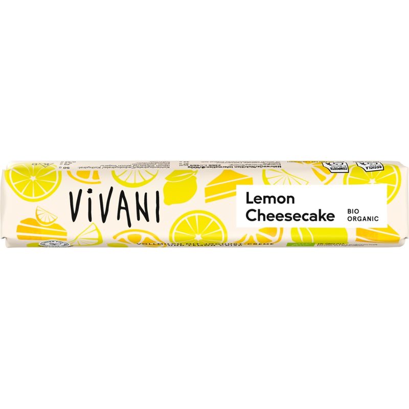 Vivani Lemon Cheesecake Schokoriegel - Produktbild