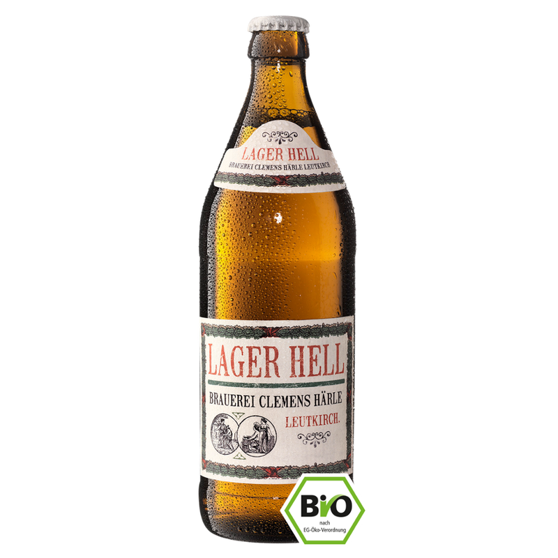 Härle-Bier Biobier Lager Hell 6x0,33 L - Produktbild