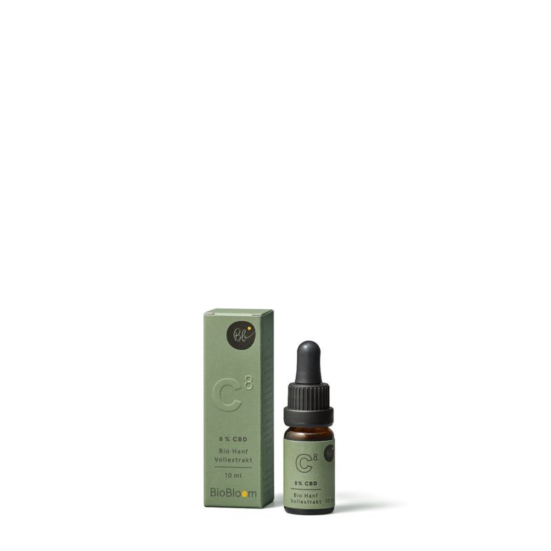BioBloom Bio CBD Mundöl 8% 10ML - Produktbild