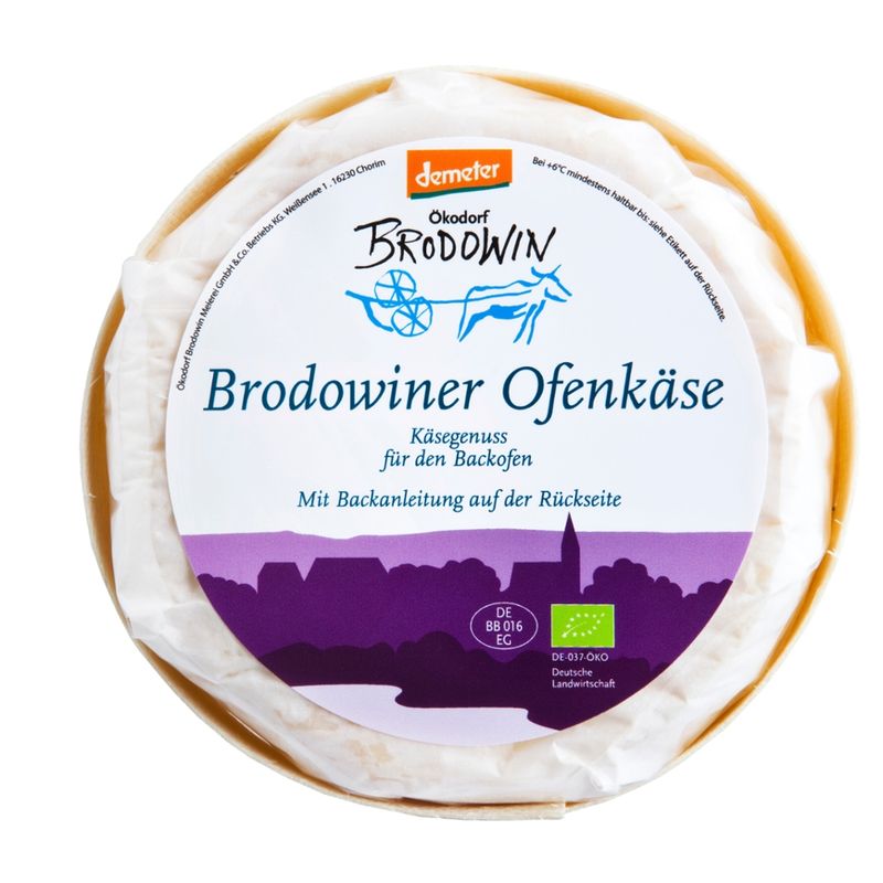 Ökodorf Brodowin Demeter Brodowiner Ofenkäse, 200g - Produktbild