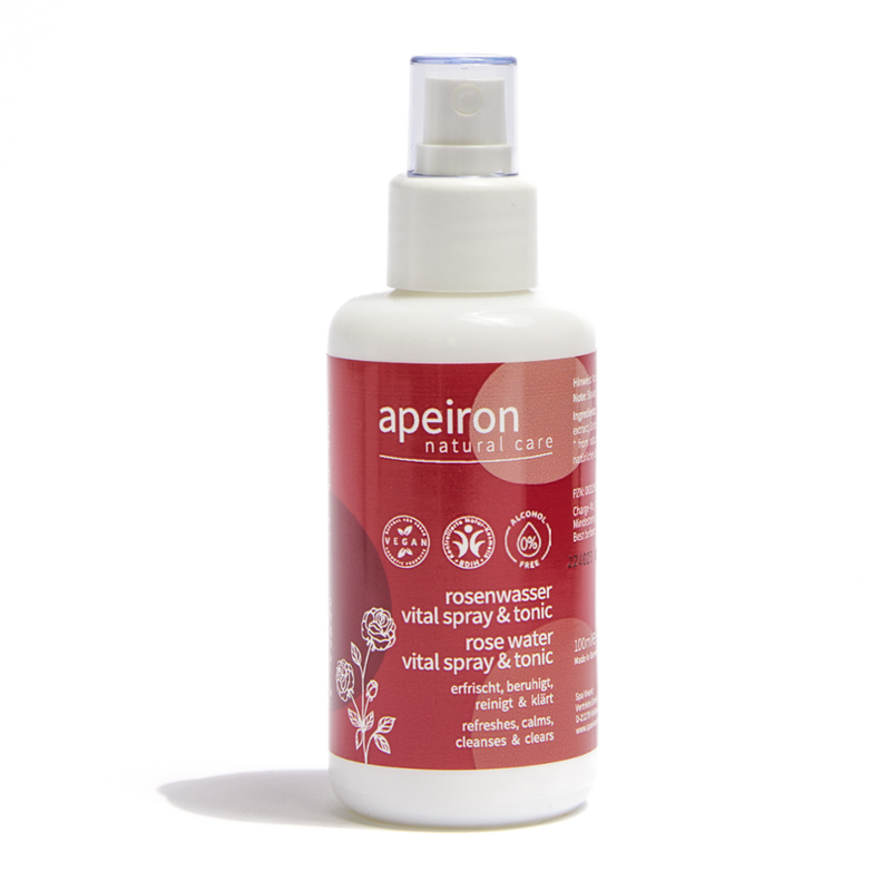 Apeiron Rosenwasser Vital Spray & Tonic - Produktbild