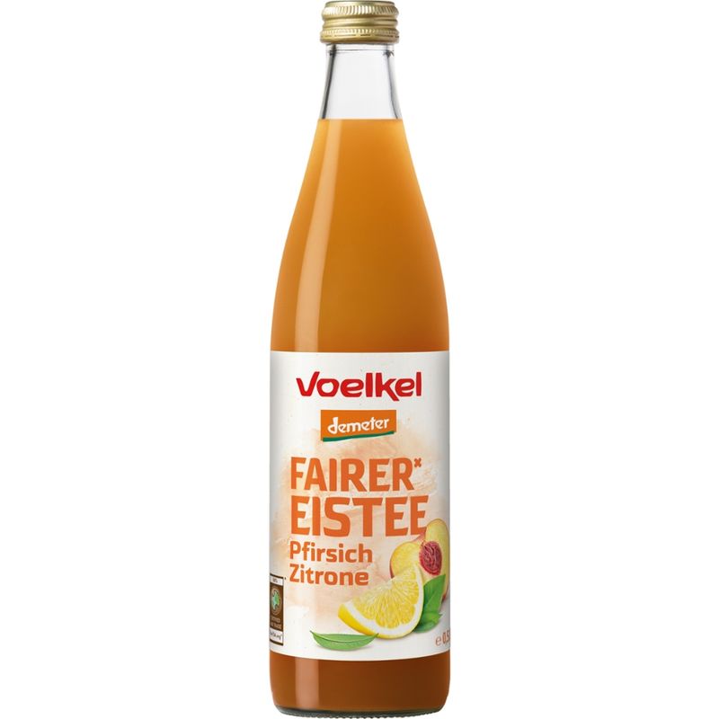 Voelkel Fairer Eistee Pfirsich Zitrone - Produktbild