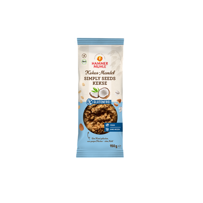 Hammermühle Organic Simply Seeds Cookies Coconut-Almond - Produktbild