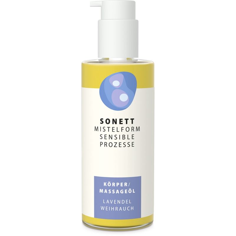 SONETT MISTELFORM. SENSIBLE PROZESSE Körper- und Massageöl Lavendel-Weihrauch - Produktbild