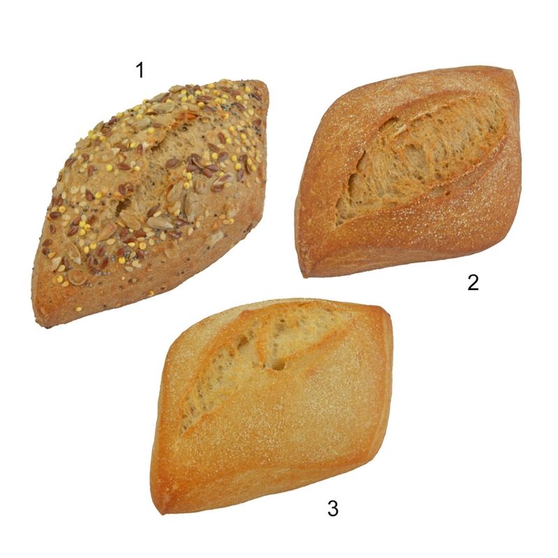 EDNA FF-Bio Farmer-Brötchen Mischkiste, 3-fach sortiert - Produktbild