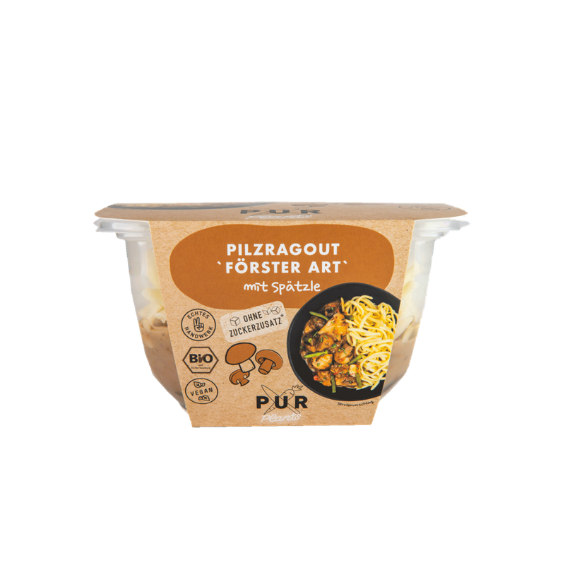 PUR PLANTS  PUR Hot Bowl Pilzragout "Förster Art" mit Spätzle - Produktbild