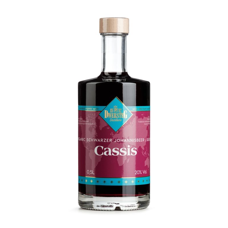 Dwersteg Organic Dwersteg Organic Cassis Schwarzer Johannisbeer-Liqueur - Produktbild