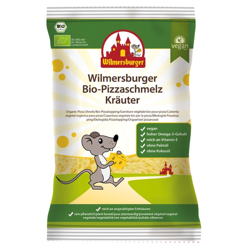 Wilmersburger Wilmersburger Bio-Pizzaschmelz Kräuter 150g - Produktbild