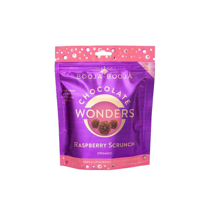 Booja Booja RASPBERRY SCRUNCH WONDERS - Produktbild