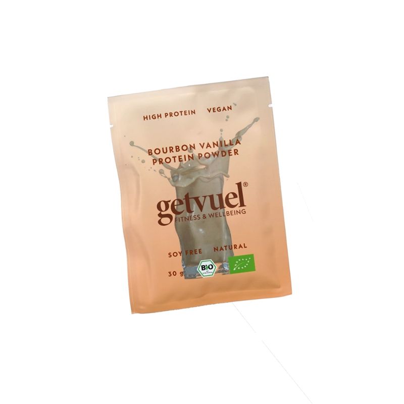 getvuel Sachet Bio Bourbon Vanilla Proteinpulver - Produktbild