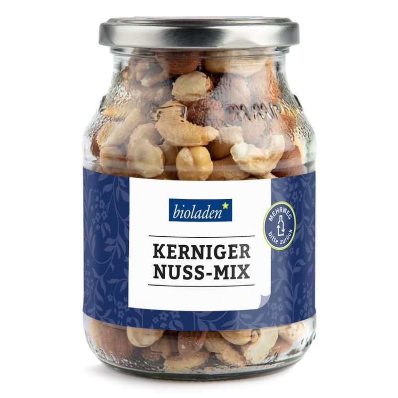 bioladen Kerniger Nuss-Mix im Pfandglas - Produktbild