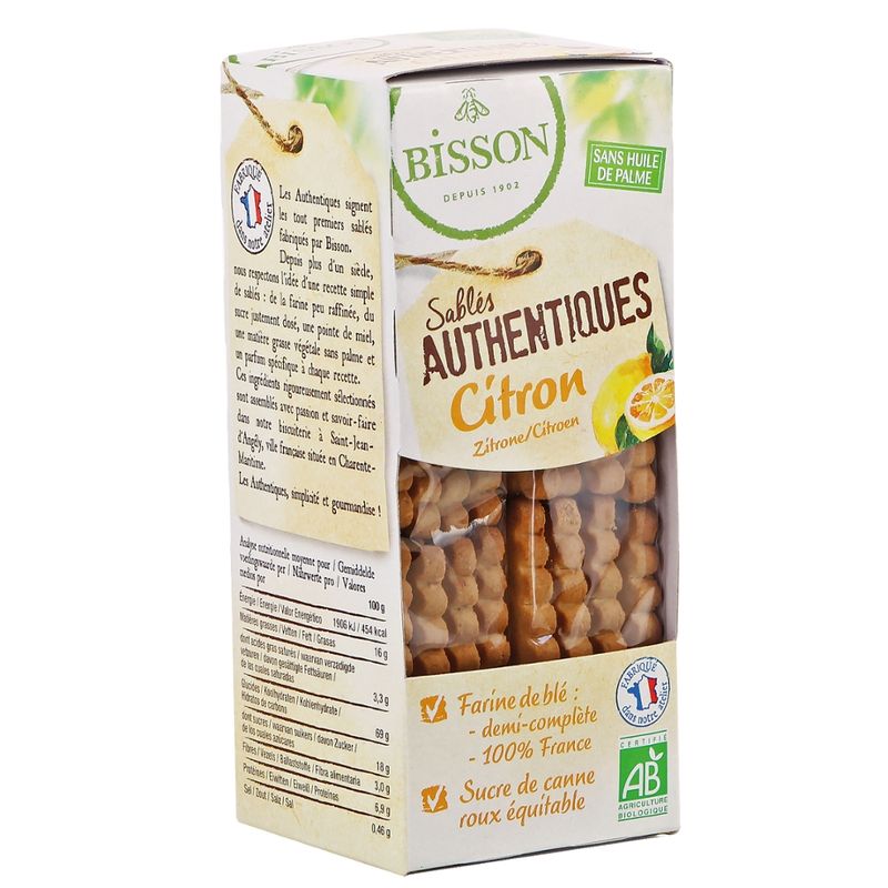 Bisson Authentiques Sablés Zitrone - Produktbild