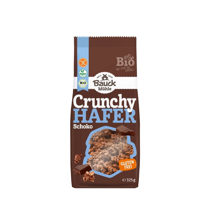 Bauck Mühle Hafer Crunchy Schoko gf Bio - Produktbild