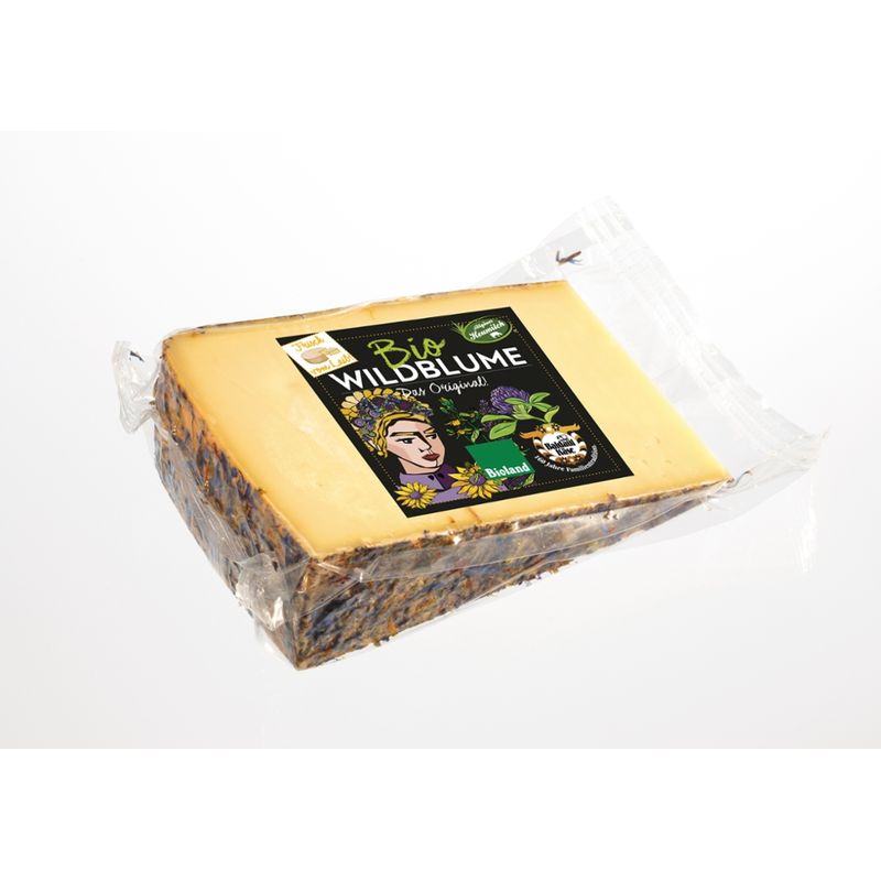 Baldauf Käse Bio Baldauf Wildblumenkäse 300g egalisiert - Produktbild