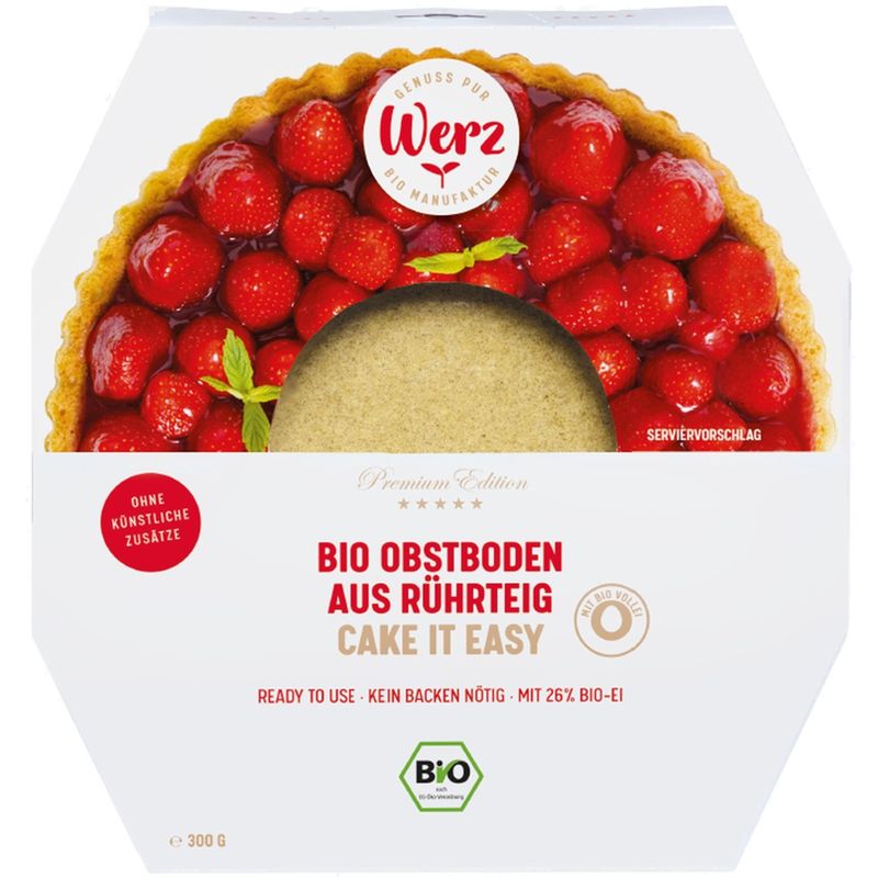 Naturkornmühle Werz Bio-Obstboden, aus Rührteig - Produktbild