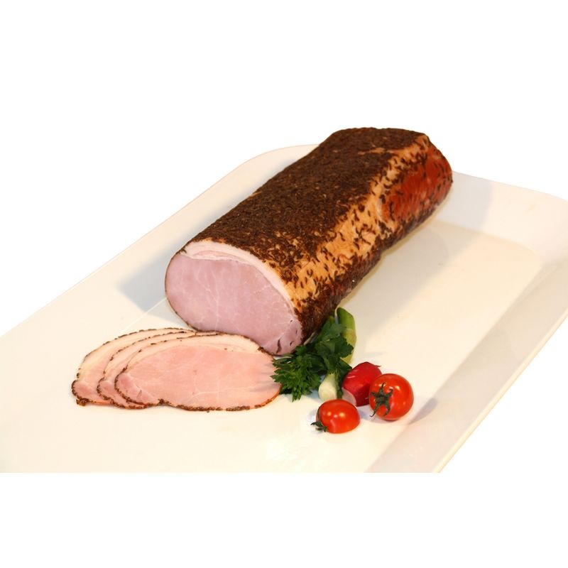 Metzgerei Huber  Bio Produkte BIO Kümmelkarreeschinken 2,5 kg - Produktbild
