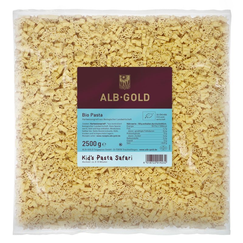 ALB-GOLD AG Bio Kid's Pasta Safari 4 x 2,5 kg - Produktbild