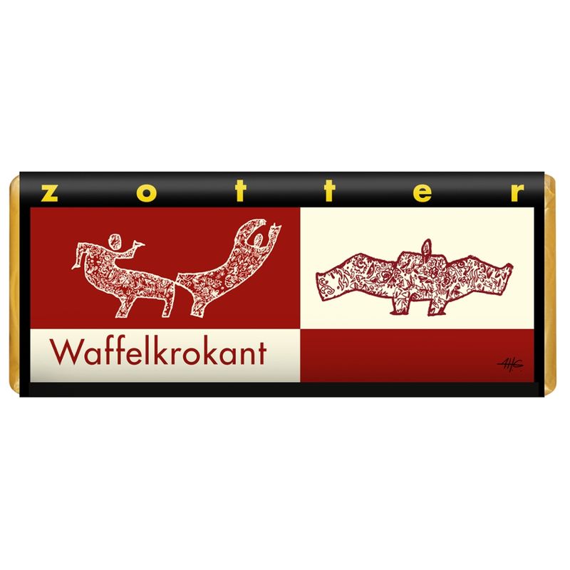 Zotter Schokolade Waffelkrokant - Produktbild