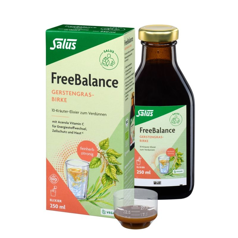 Salus® FreeBalance Gerstengras-Birke Elixier bio - Produktbild