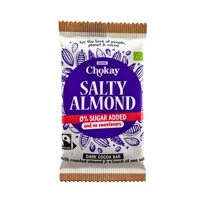 Chokay BV Chokay - Bar - Salty Almond FairTrade, 70g - Produktbild