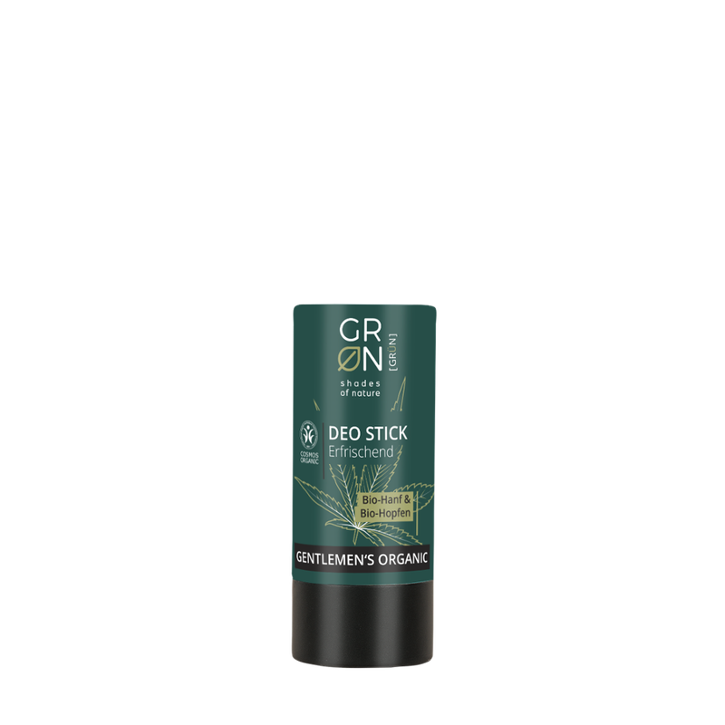 GRN GRN [GRÜN] Deo Stick Erfrischend Bio-Hanf & Bio- Hopfen - Gentlemen's Organic - Produktbild