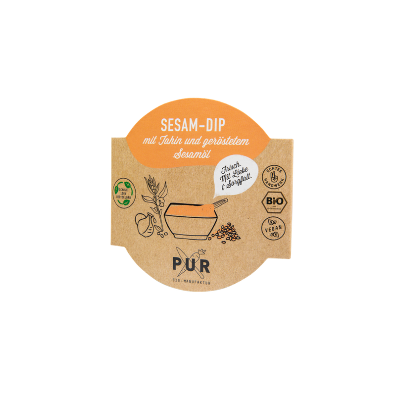 PUR Bio-Manufaktur PUR Sesam-Dip mit Tahin und geröstetem Sesamöl - Produktbild
