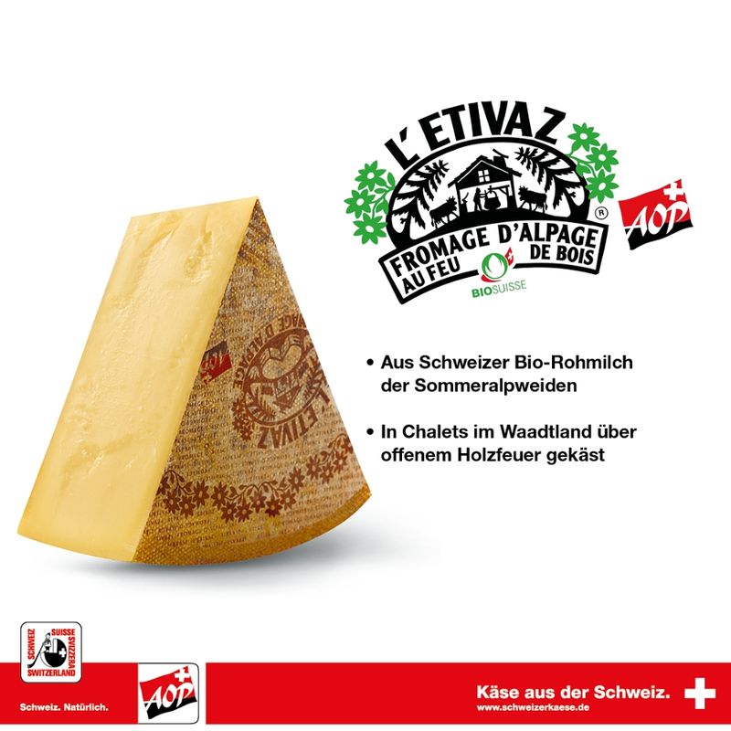 Lustenberger & Dürst SA (Le Superbe) BIO L'Etivaz AOP 1-Laib - Produktbild