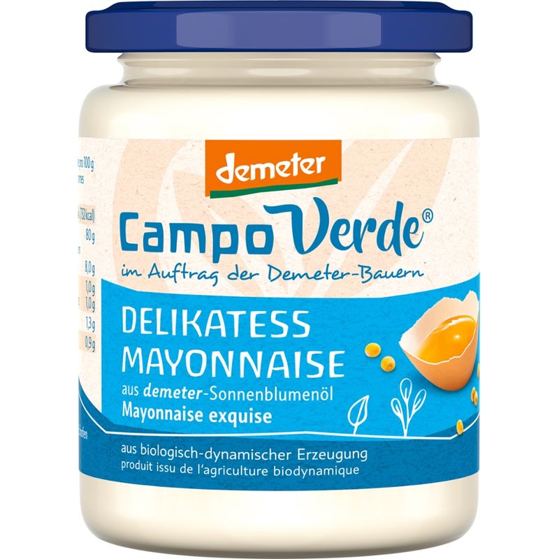 Campo Verde CV demeter Delikatess Mayonnaise 250ml - Produktbild